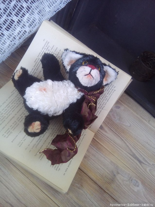 Вайо, котёнок-тедди — Авторские мишки Тедди и друзья: фото (фото 10)