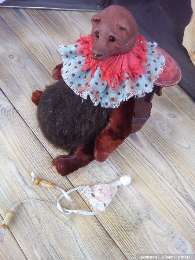 Баджо, мишка-тедди-долл, коллекция Винтажный цирк (фото 7)