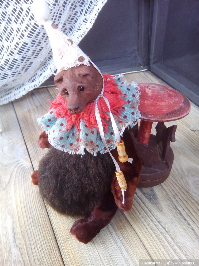 Баджо, мишка-тедди-долл, коллекция Винтажный цирк (фото 5)