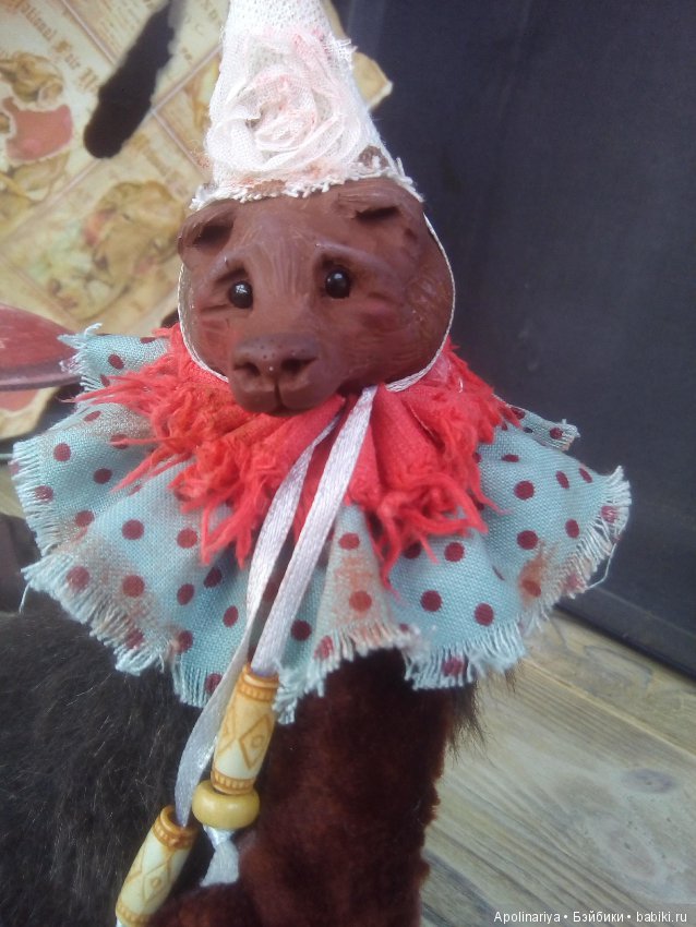 Баджо, мишка-тедди-долл, коллекция Винтажный цирк (фото 3)