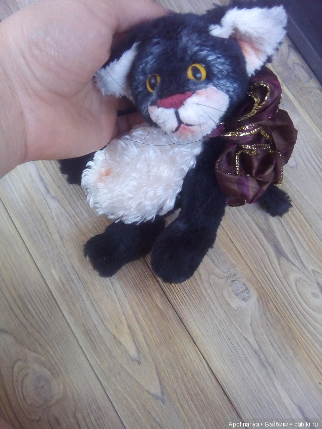 Вайо, котёнок-тедди — Авторские мишки Тедди и друзья: фото (фото 3)