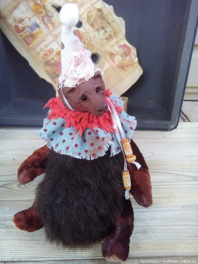 Баджо, мишка-тедди-долл, коллекция Винтажный цирк (фото 9)