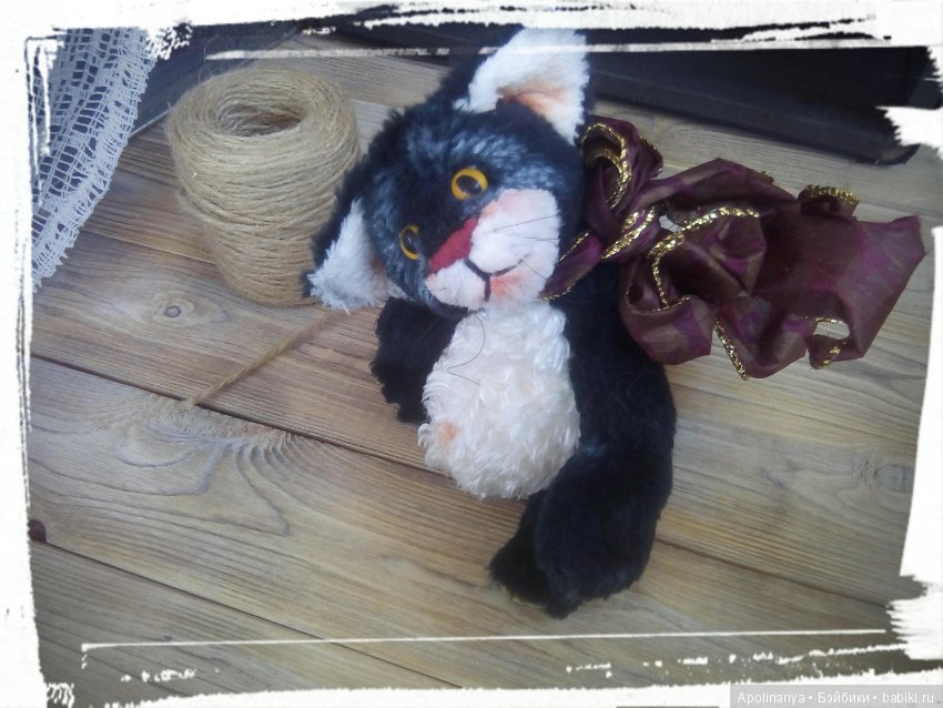 Вайо, котёнок-тедди — Авторские мишки Тедди и друзья: фото (фото 7)