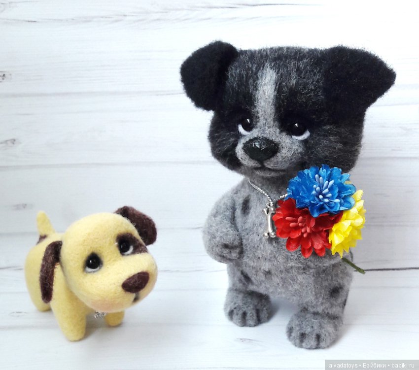 Валяные игрушки из шерсти: сухое валяние