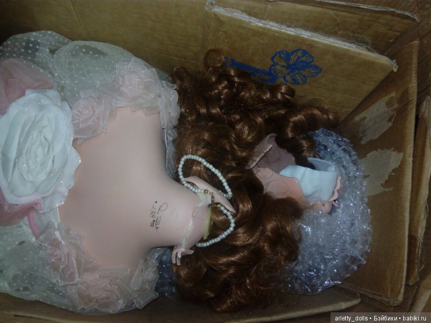 Пришла битая кукла с e-bay