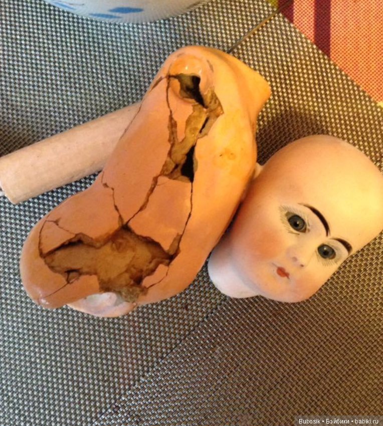 Ремонт антикварных кукол — Реставрация антикварных кукол: ремонт фарфора (фото 10)