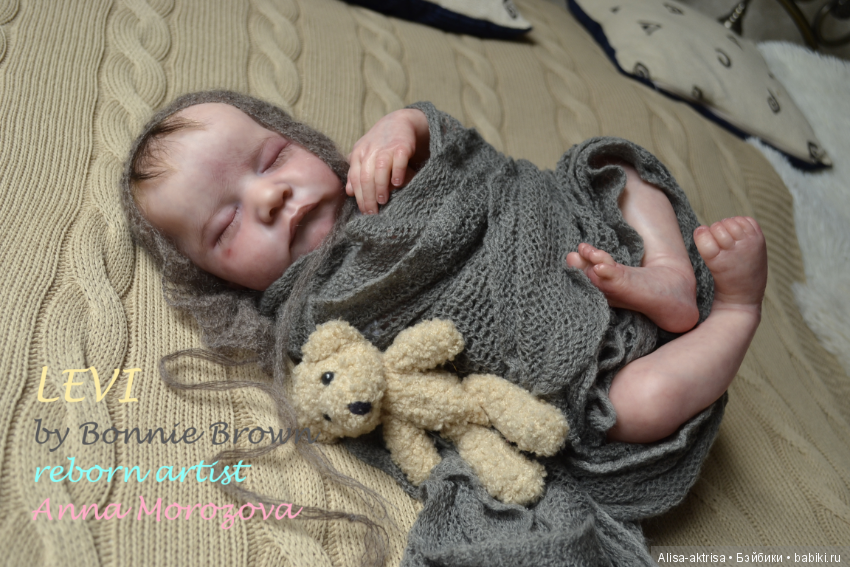 Малыш ЛЕВИ. Кукла реборн Анны Морозовой (фото 4)