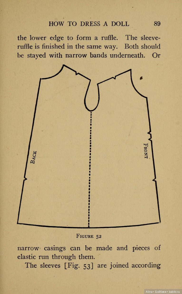 "Как одеть куклу", 1908 г