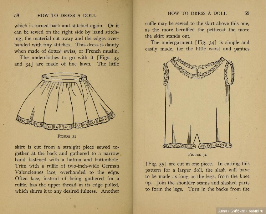 "Как одеть куклу", 1908 г