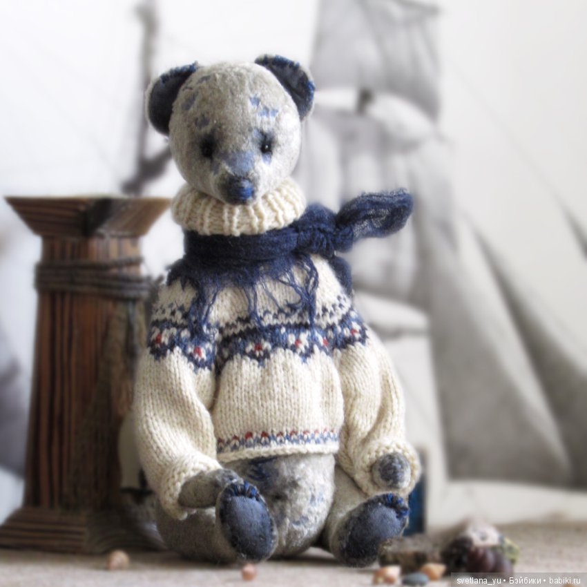 Свен. Белый медведь — Авторские мишки Тедди и друзья: фото (фото 2)