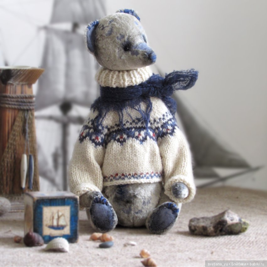 Свен. Белый медведь — Авторские мишки Тедди и друзья: фото