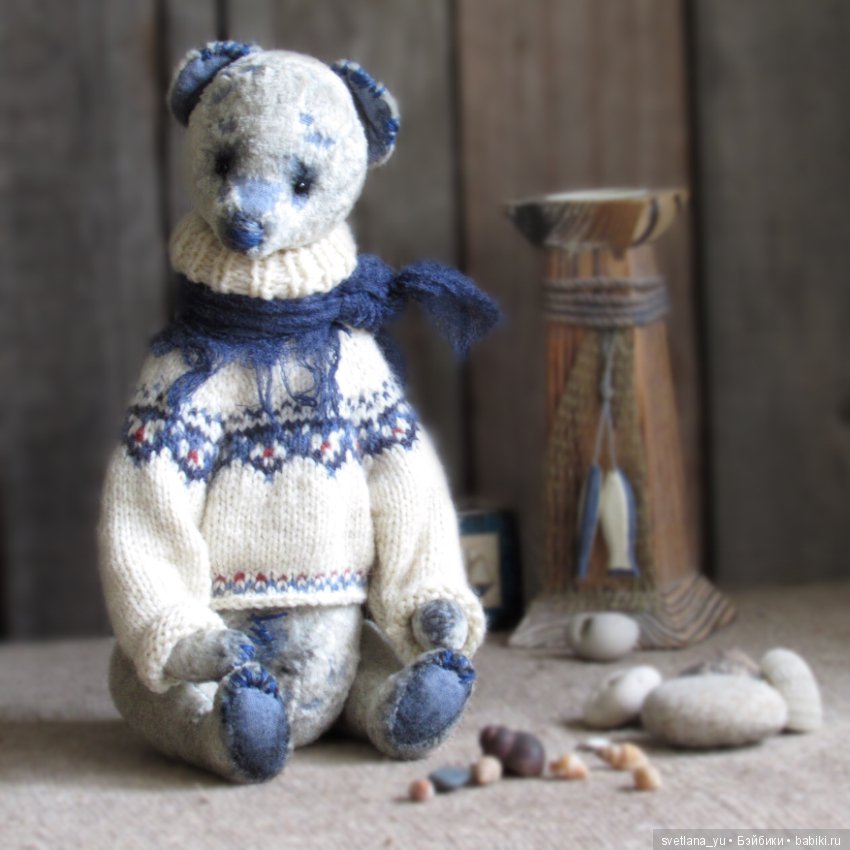 Свен. Белый медведь — Авторские мишки Тедди и друзья: фото (фото 3)