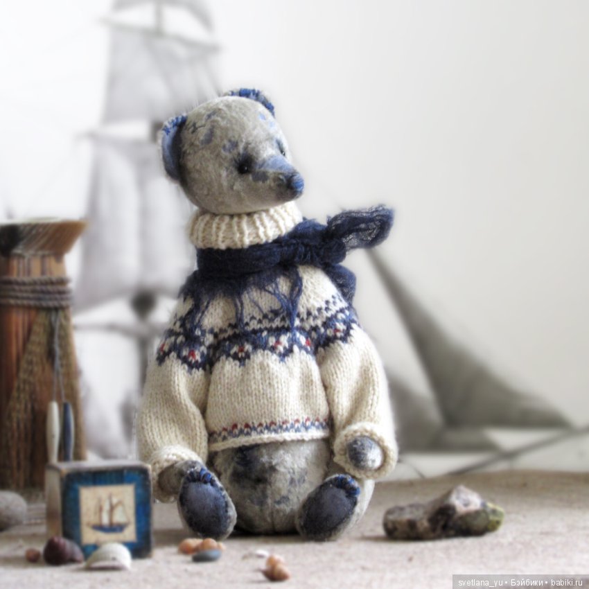 Свен. Белый медведь — Авторские мишки Тедди и друзья: фото (фото 6)