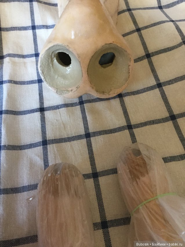 Ремонт антикварных кукол. Часть 2. Композит и как восстановить бедренные лунки (фото 7)