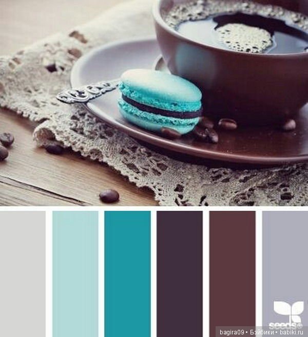 Вкусные сочетания цветов — Сочетание цветов: палитры для одежды и интерьера (фото 4)