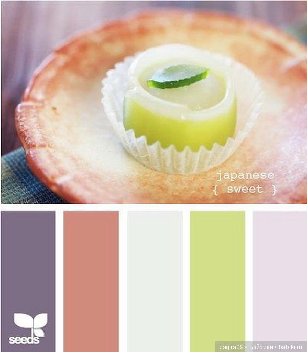 Вкусные сочетания цветов — Сочетание цветов: палитры для одежды и интерьера