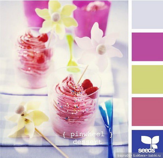 Вкусные сочетания цветов — Сочетание цветов: палитры для одежды и интерьера