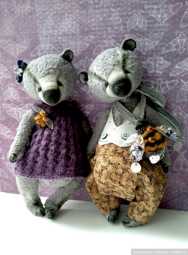 Поль и Полин — Авторские мишки Тедди и друзья: фото