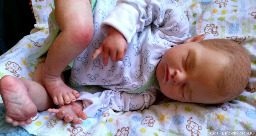 Сплюша Розочка — Куклы Реборн (Reborn): работы мастеров (фото 9)