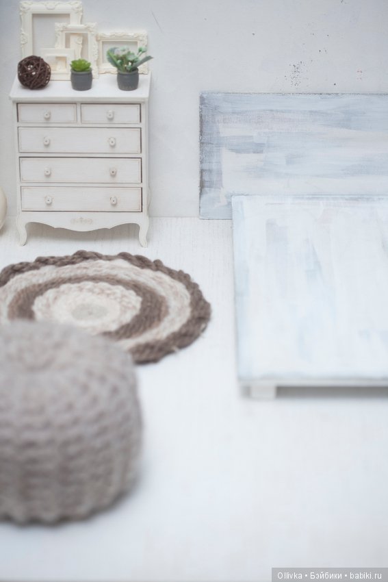 Белая спальня — Румбоксы и кукольные интерьеры: фото (фото 9)