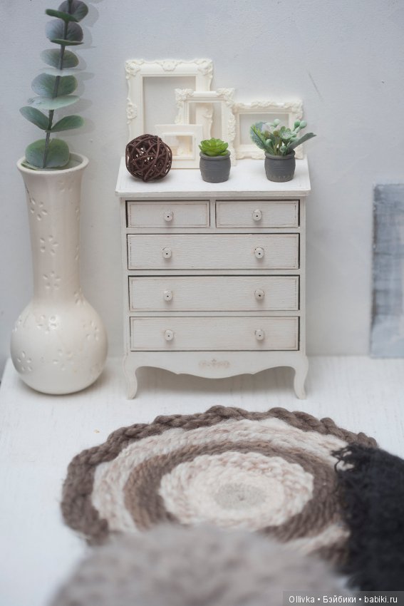 Белая спальня — Румбоксы и кукольные интерьеры: фото (фото 5)