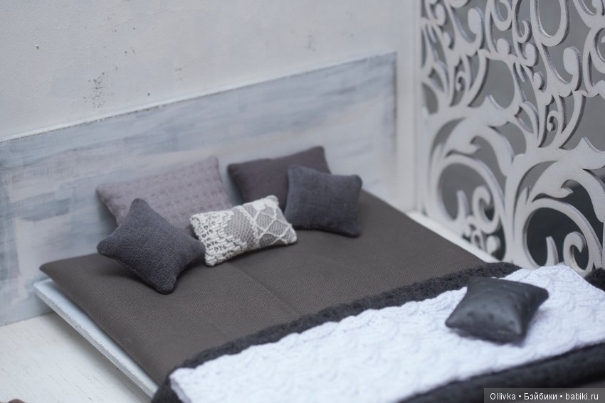 Белая спальня — Румбоксы и кукольные интерьеры: фото (фото 2)