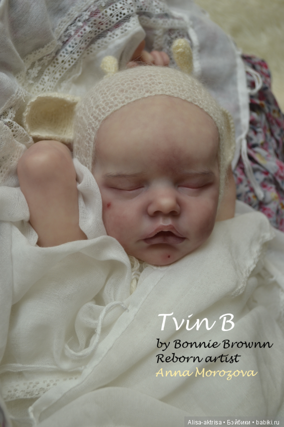 Твин В малыш в процессе рождения.КУкла реборн Анны Морозовой (фото 2)