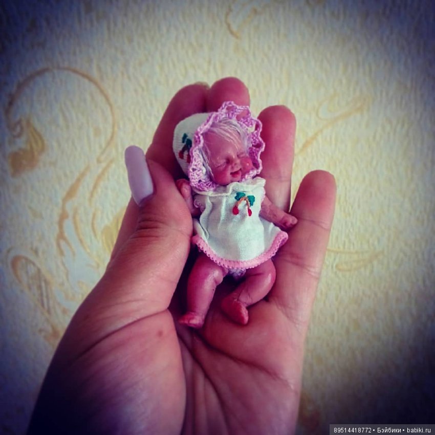 Силиконовая малышня 7см — Авторские куклы из силикона: реалистичные (фото 7)