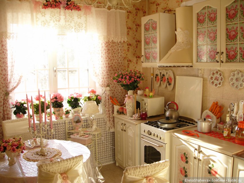 Желаю Вам романтики в каждой детали вашего интерьера и не только! Обновленная кухня