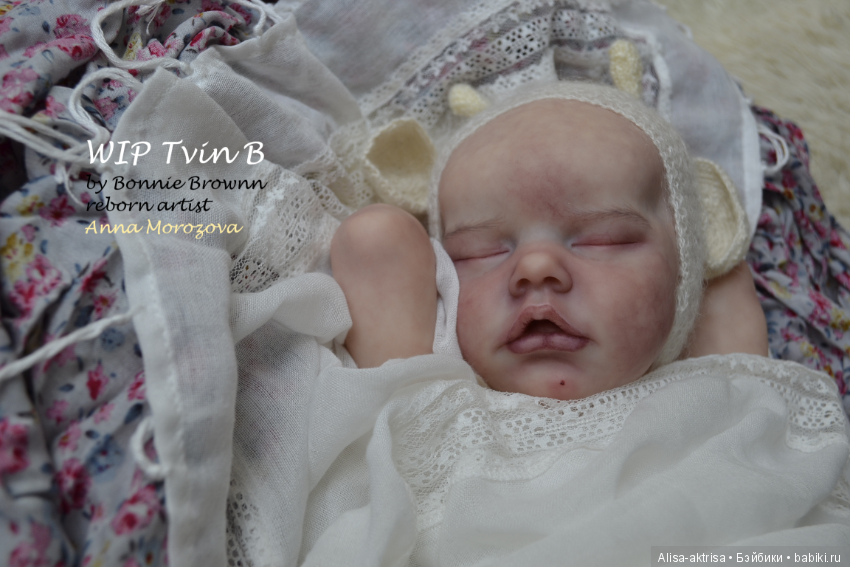 Твин В малыш в процессе рождения.КУкла реборн Анны Морозовой (фото 4)
