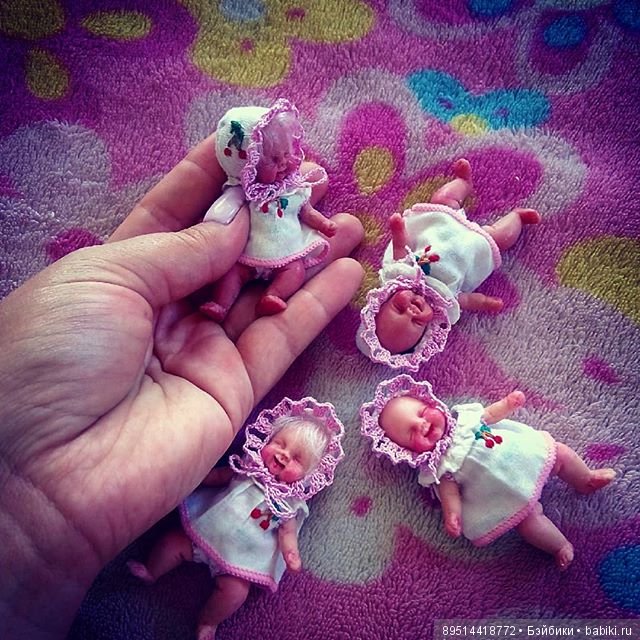 Силиконовая малышня 7см — Авторские куклы из силикона: реалистичные (фото 6)