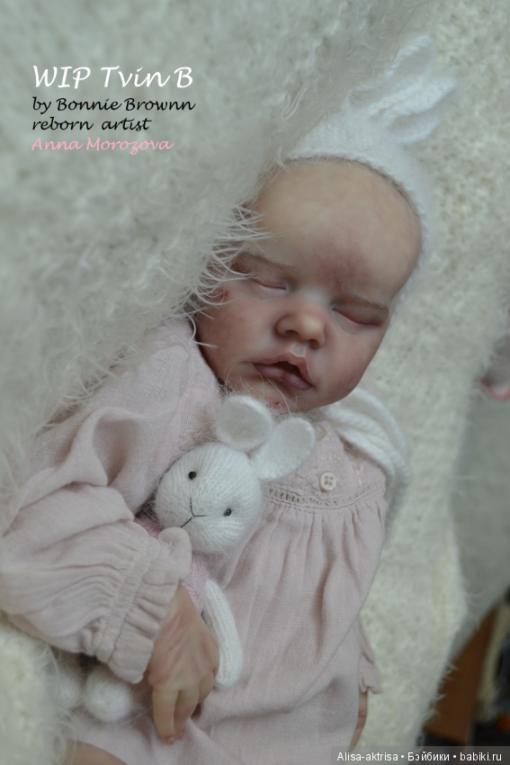 Твин В малыш в процессе рождения.КУкла реборн Анны Морозовой