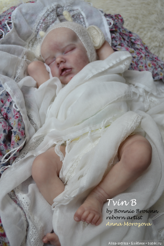 Твин В малыш в процессе рождения.КУкла реборн Анны Морозовой (фото 3)