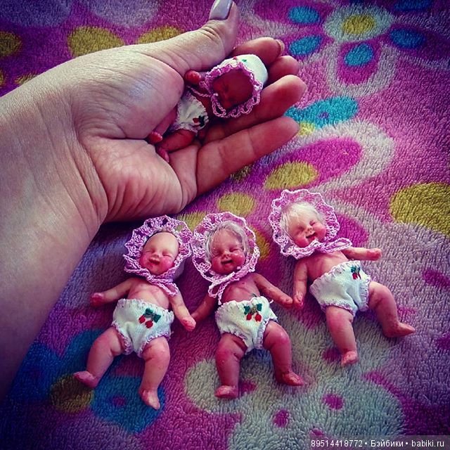 Силиконовая малышня 7см — Авторские куклы из силикона: реалистичные (фото 5)