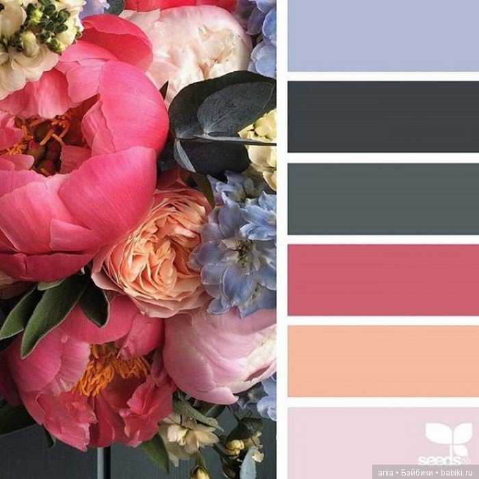 Сочетание цвета. Природа и цветы