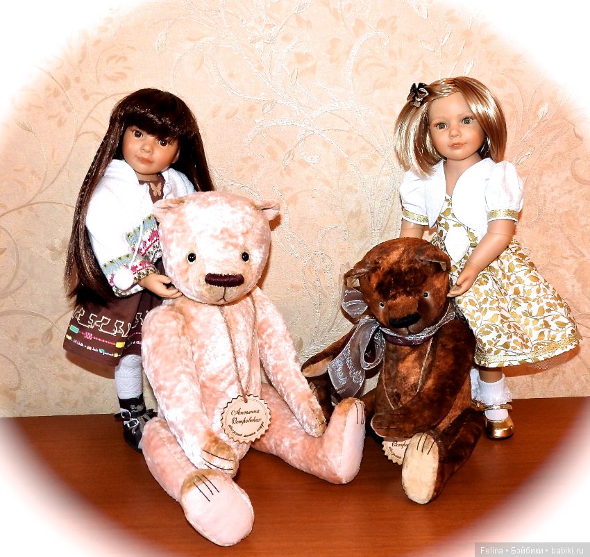 Куколки Kidz'n'cats и авторские мишки