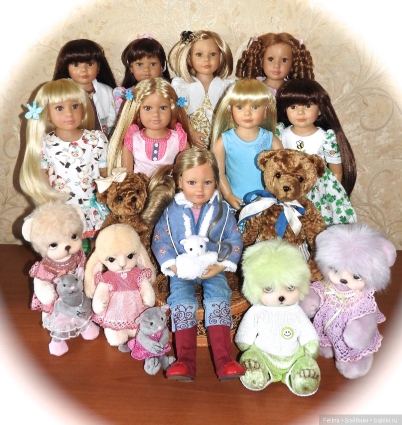 Куколки Kidz'n'cats и авторские мишки