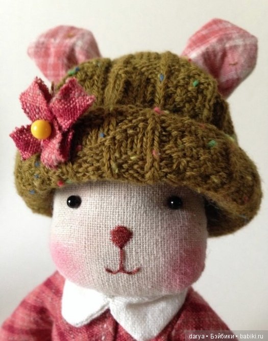 Текстильный зайка с выкройкой (фото 2)