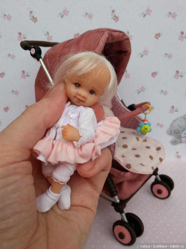Настюша 9 см — Авторские миниатюрные куклы: лепка (фото 5)