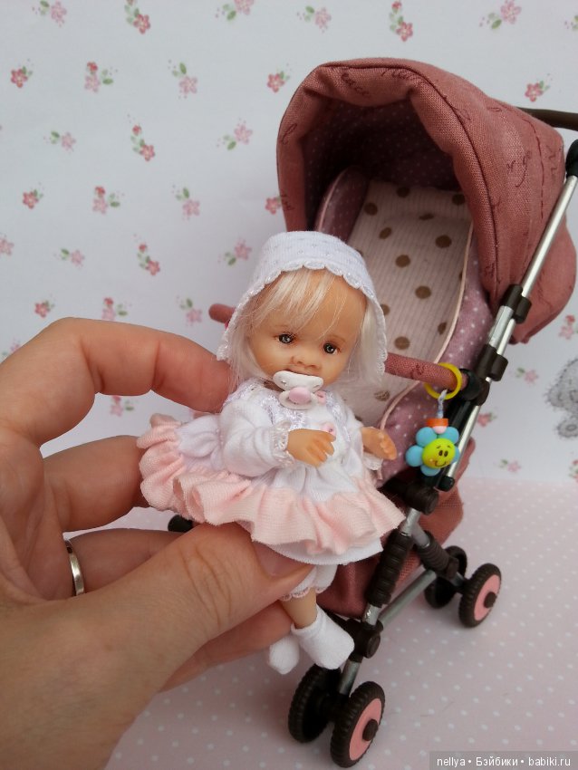 Настюша 9 см — Авторские миниатюрные куклы: лепка (фото 8)