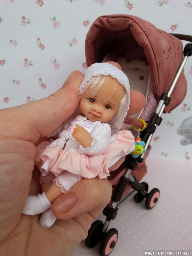 Настюша 9 см — Авторские миниатюрные куклы: лепка (фото 6)