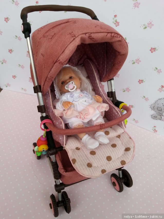 Настюша 9 см — Авторские миниатюрные куклы: лепка