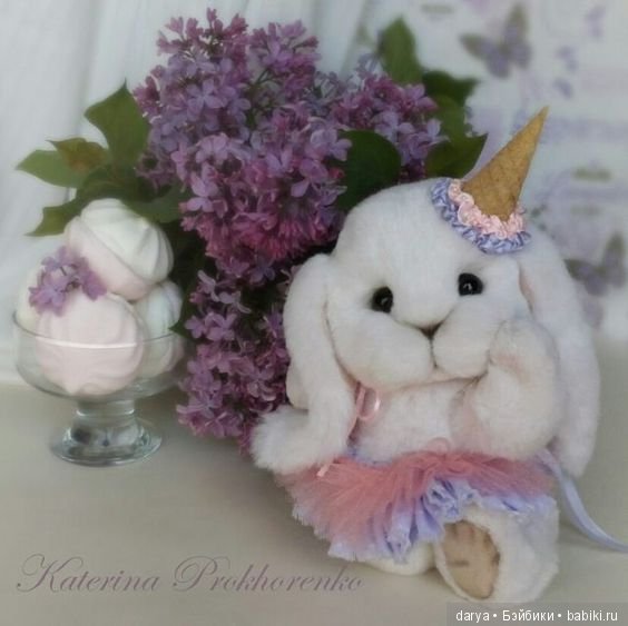 Кролик тедди от Катерины Прохоренко с выкройкой (фото 2)