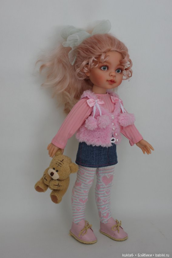 Ксюша, садовая роза, ООАК куклы Паола Рейна