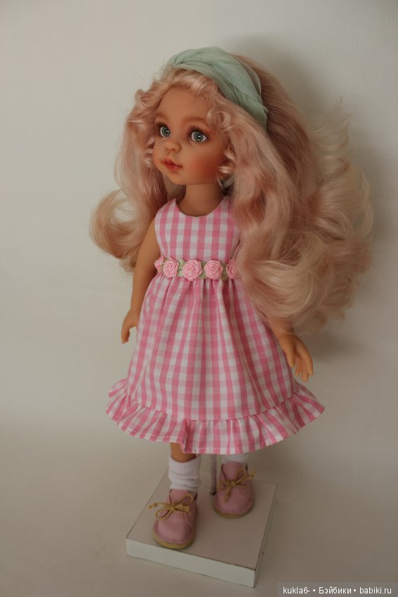 Ксюша, садовая роза, ООАК куклы Паола Рейна (фото 6)