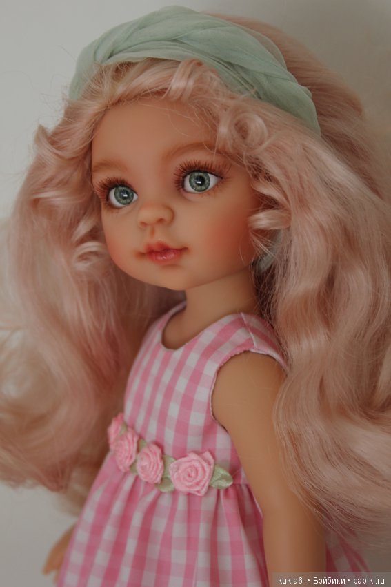 Ксюша, садовая роза, ООАК куклы Паола Рейна (фото 5)