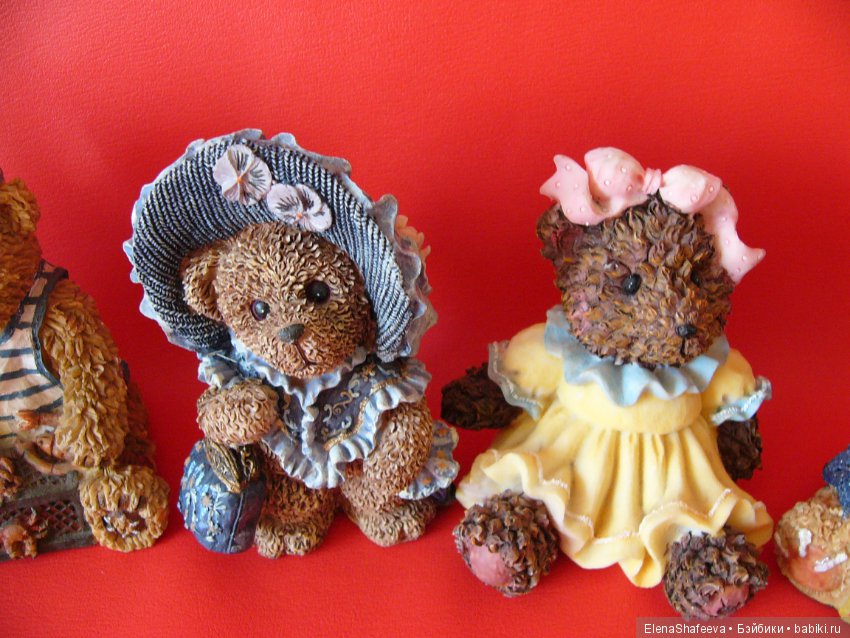 Коллекция винтажных медведей из полистоуна. Германия (фото 6)
