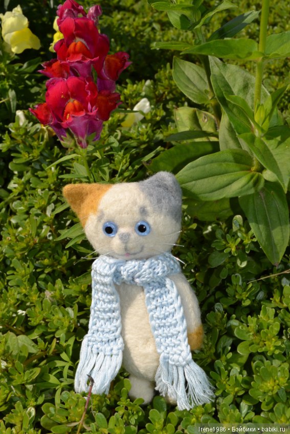 Котенок Кузя- путешественник, сухое валяние. Отдыхал на Байкале (фото 6)