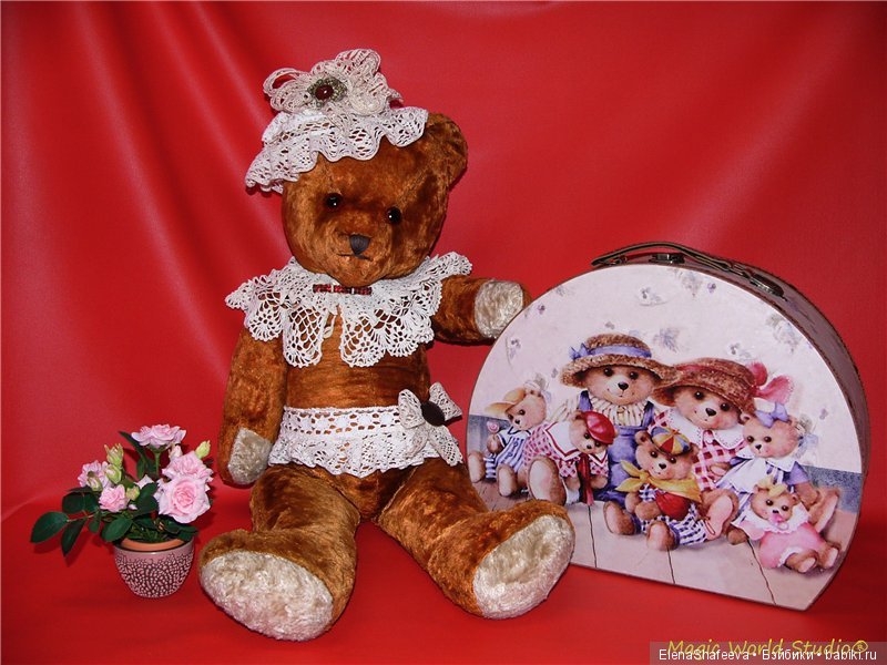 Редкий антикварный ,очень большой, мишка в великолепной сохранности (фото 2)