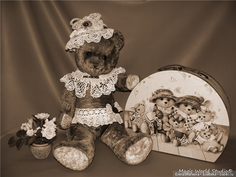 Редкий антикварный ,очень большой, мишка в великолепной сохранности (фото 3)